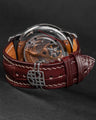 Bespoke Watch Strap in Reddish Brown Crocodile
