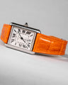 Bespoke Watch Strap in Orange Crocodile