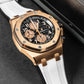 Solitaire Panda White Rubber Strap for AP 42MM