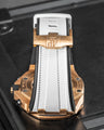 Solitaire Rubber straps in Panda White for Audemars Piguet 42MM