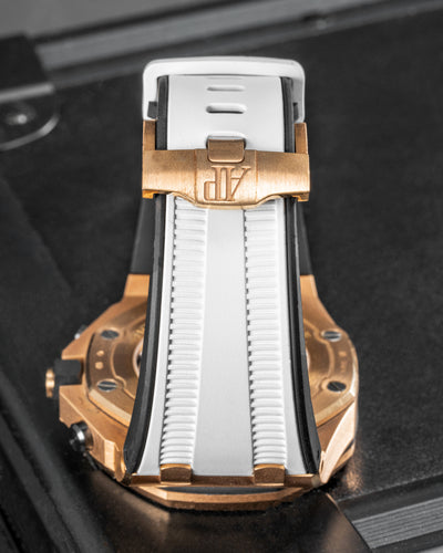 Solitaire Rubber straps in Panda White for Audemars Piguet 42MM