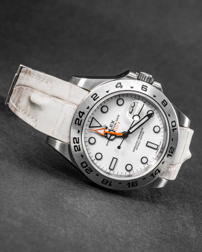 Bespoke Watch Strap in Natural Himalayan Crocodile
