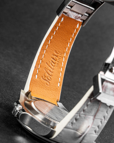 Bespoke Watch Strap in Natural Himalayan Crocodile