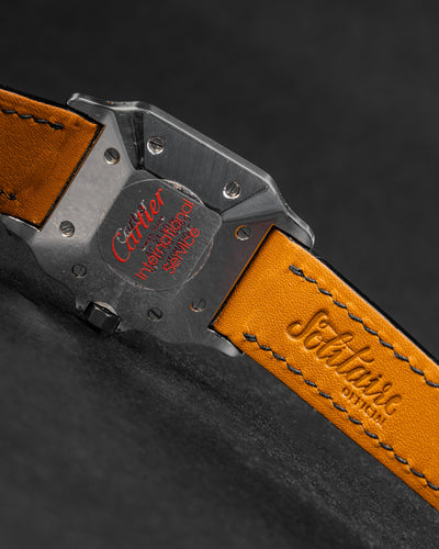Bespoke Watch Strap in Black Crocodile