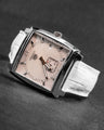 Bespoke Watch Strap in White Crocodile