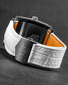 Bespoke Watch Strap in White Crocodile