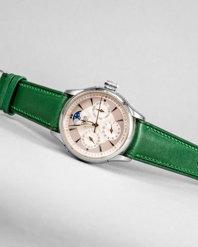 Solitaire Universal Straps in Jade Stone Buttero for Oris