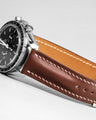 Bespoke Watch Strap in Coffee Brown Nappa