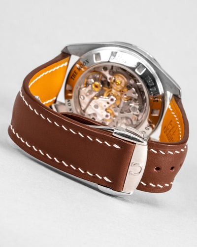 Bespoke Watch Strap in Coffee Brown Nappa