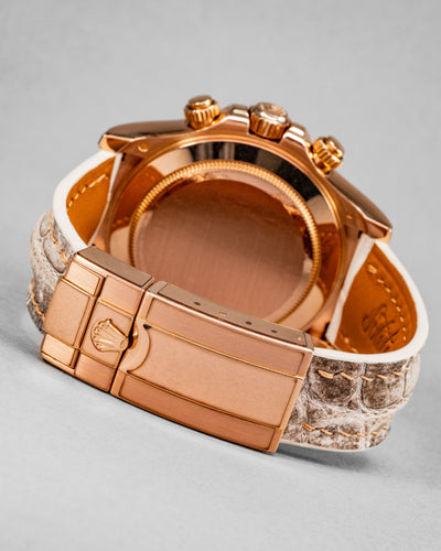Bespoke Watch Strap in Natural Himalayan Crocodile