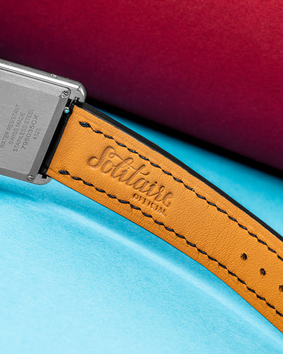 Bespoke Watch Strap in Black Crocodile