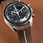 Solitaire Bear Brown Rubber Strap for Omega