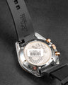 Solitaire Rubber straps in Godzilla Black for Omega Speedmaster