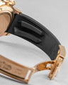 Solitaire Rubber straps in Classic Black for Rolex Daytona 116518