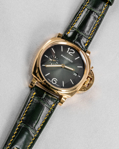 Bespoke Watch Strap in Juniper Green Alligator