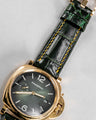 Bespoke Watch Strap in Juniper Green Alligator