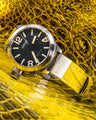 Bespoke Watch Strap in Yellow Himalayan Crocodile