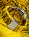 Bespoke Watch Strap in Yellow Himalayan Crocodile