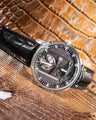 Bespoke Watch Strap in Black Crocodile