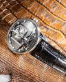 Bespoke Watch Strap in Black Crocodile
