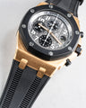 Solitaire Rubber straps in Black for Audemars Piguet 42MM