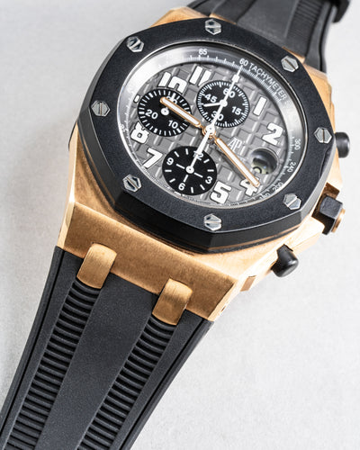 Solitaire Rubber straps in Black for Audemars Piguet 42MM