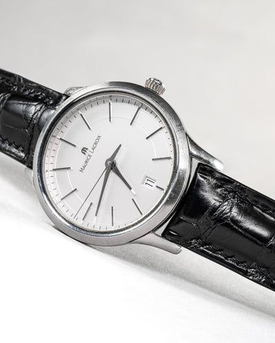 Bespoke Watch Strap in Black Alligator