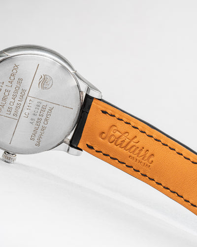 Bespoke Watch Strap in Black Alligator