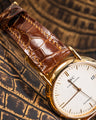 Bespoke Watch Strap in Brown Himalayan Crocodile
