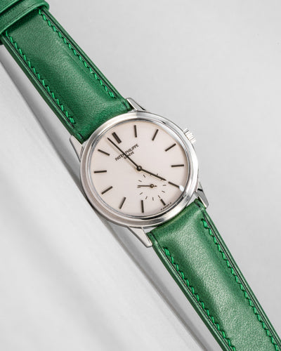 Solitaire Universal Straps in Jade Stone Buttero for Patek Philippe