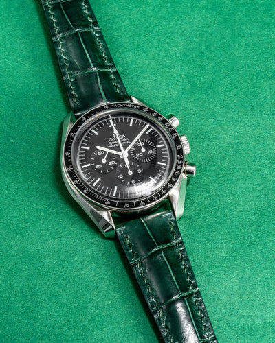 Hunter Green Crocodile Universal Straps