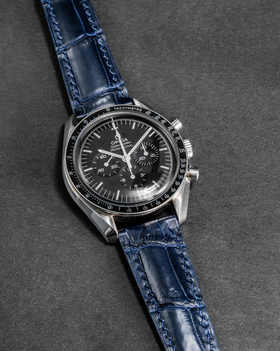 Midnight Blue Crocodile Universal Straps