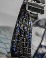 Bespoke Watch Strap in Blue Snow Flake Crocodile