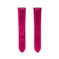 Fuchsia Pink Crocodile Santos De Cartier Straps