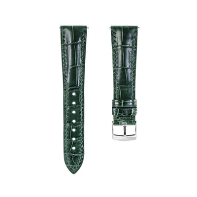 Hunter Green Crocodile Universal Straps