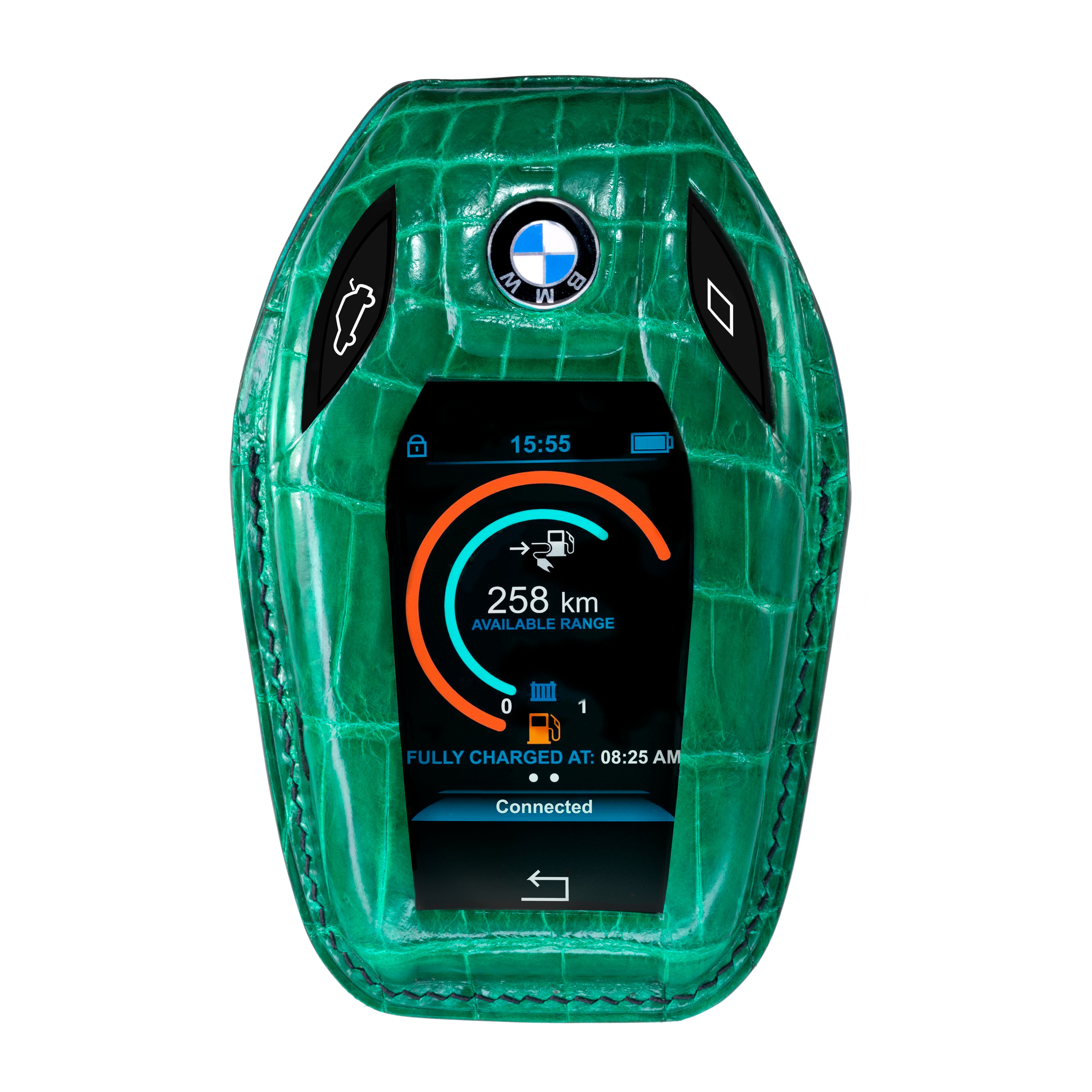 BMW G Series Key Fob Cover in Green Crocodile – Solitaire Official