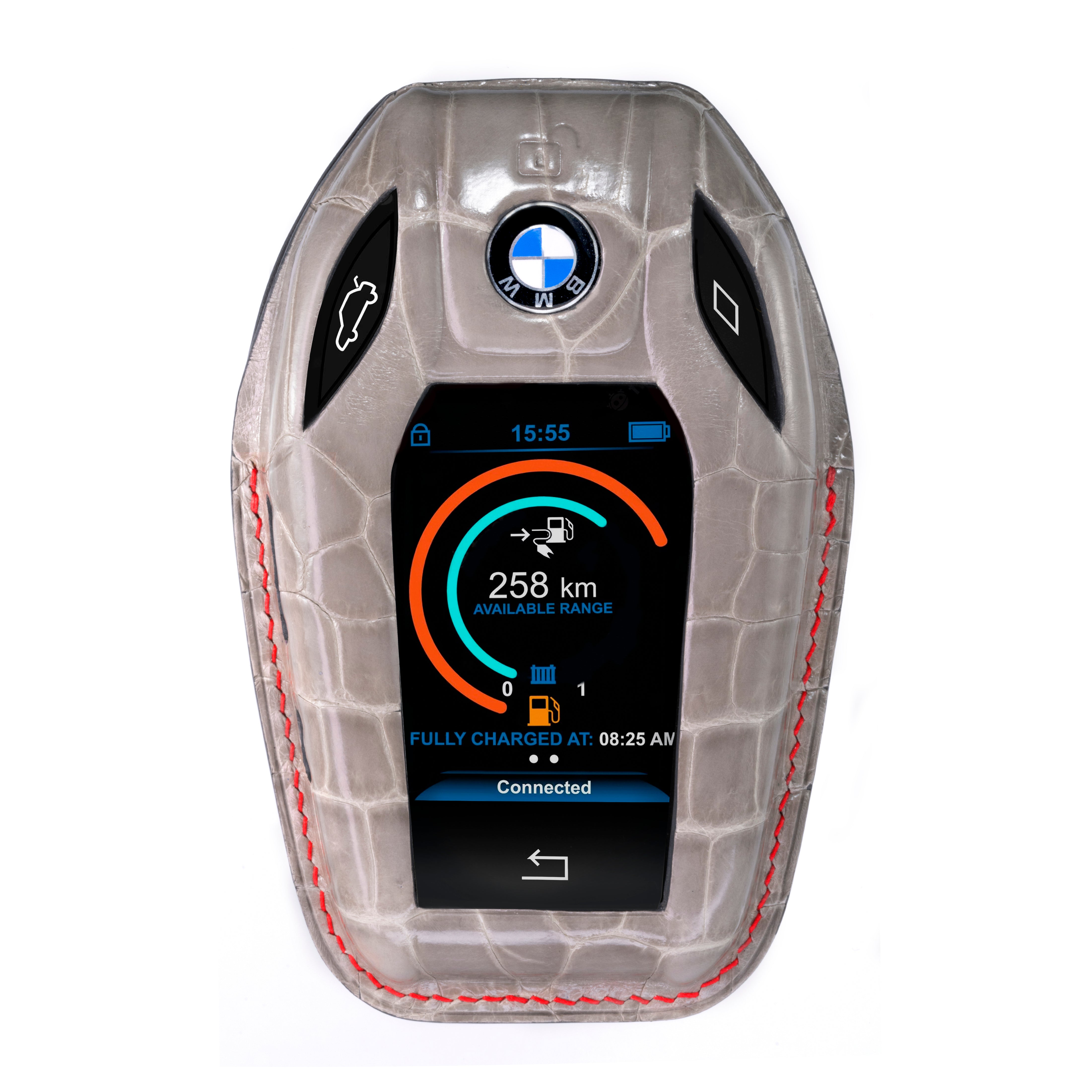 BMW G Series Key Fob Cover in Grey Crocodile – Solitaire Official