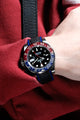 Solitaire Rubber straps in Navy Black for Rolex GMT-Master II Pepsi 126710BLRO