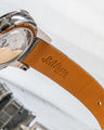 Bespoke Watch Strap in Elephant Grey Crocodile