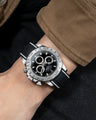 Solitaire Rubber straps in Zebra Black for Rolex Daytona 116520