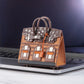 Espresso Luxe Mini Bag Charm