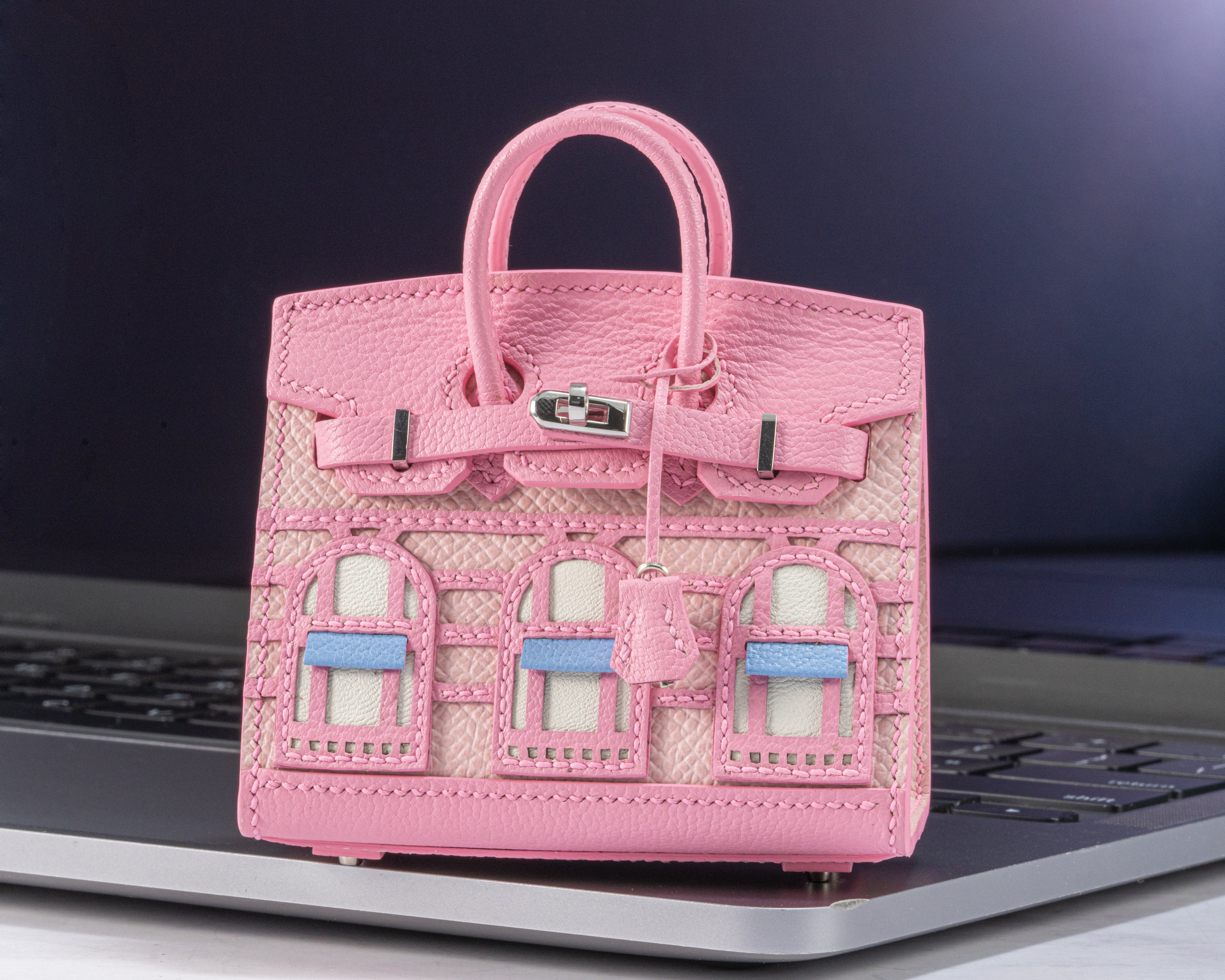 Blush Luxe Mini Bag Charm – Solitaire Official