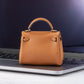 Mocha Luxe Mini Bag Charm
