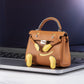 Mocha Luxe Mini Bag Charm