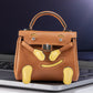 Mocha Luxe Mini Bag Charm