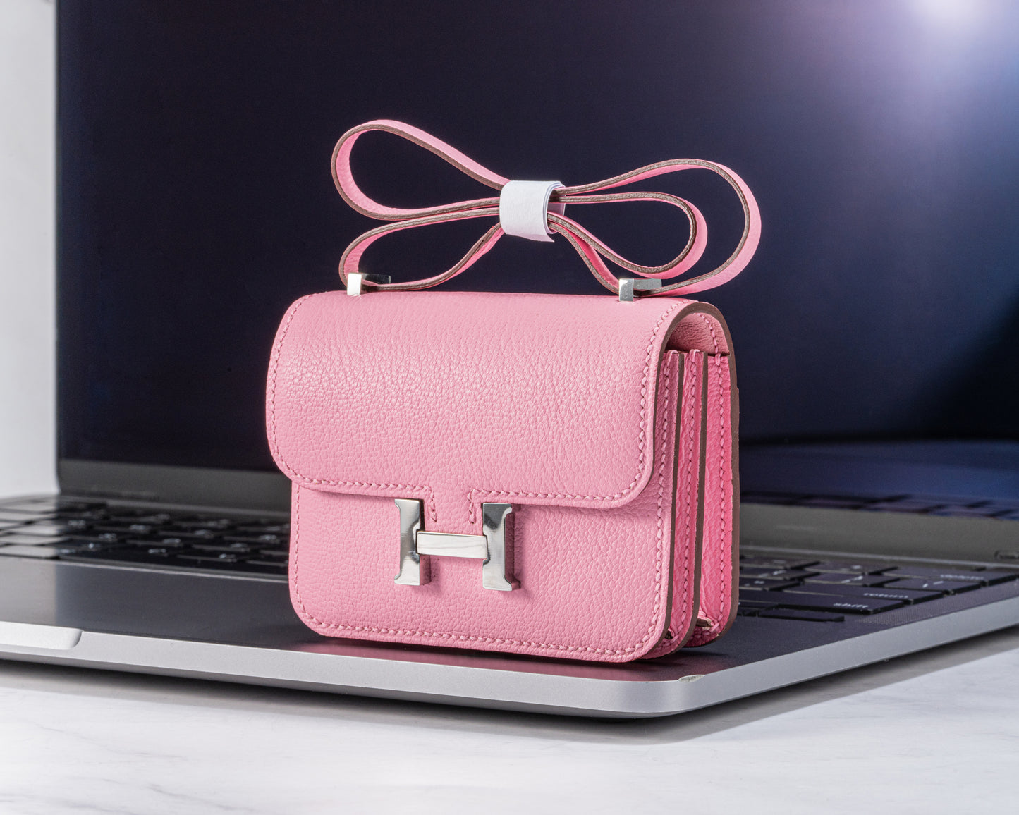 Peony Luxe Mini Bag Charm