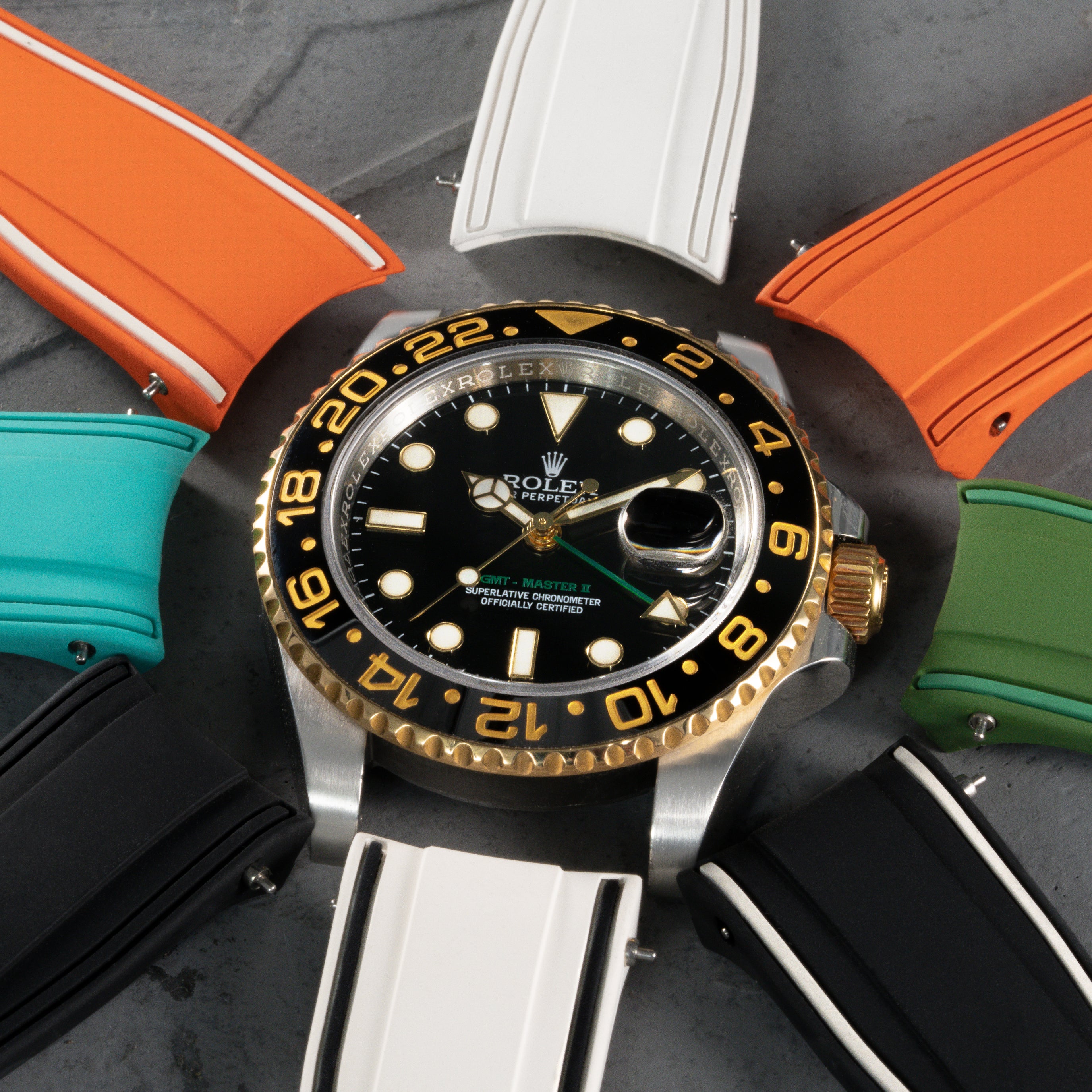 Rolex Rudbier Rolex Rubber Straps Gallery – Solitaire Official