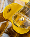 Bespoke Key Wrap in Yellow Himalayan Crocodile
