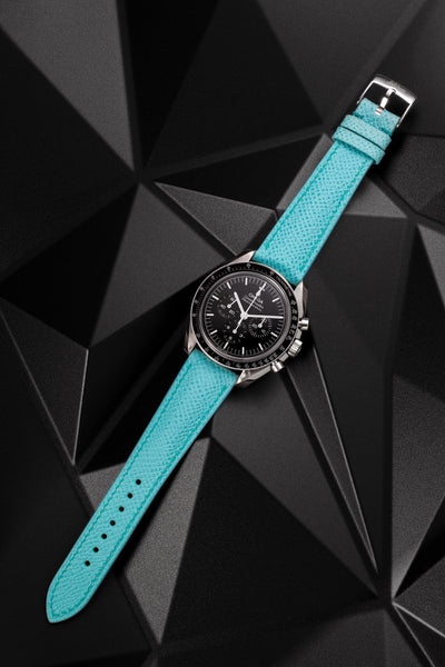 Solitaire Universal Straps in Frosty Breeze Epsom for Omega