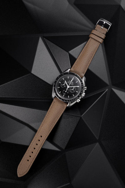 Solitaire Universal Straps in Sandstorm Epsom for Omega
